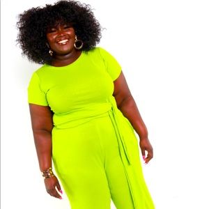 Rebdolls Center of Gravity Set Wide Leg Pant